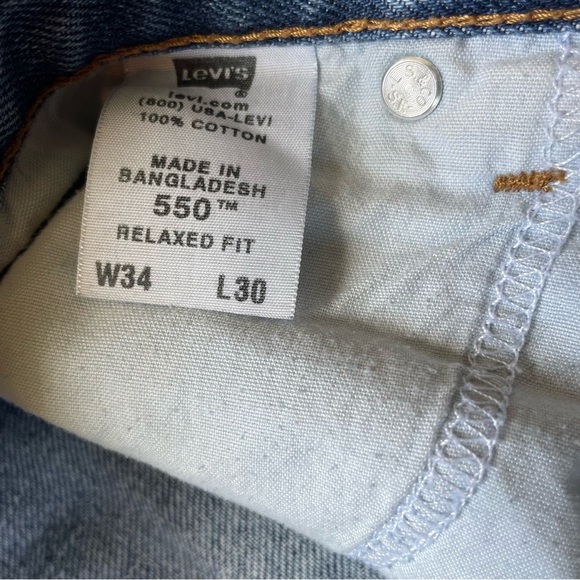 Levi's 550 34x30 Jeans - Picture 4 of 4